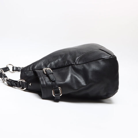 PRADA logo Shoulder Bag black WS13369