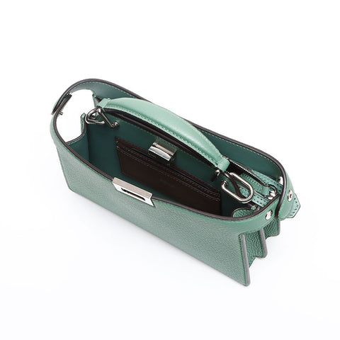 FENDI Peekaboo Iseeu X-Cross 2WAY Shoulder Bag green WS13383