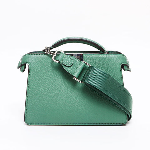 FENDI Peekaboo Iseeu X-Cross 2WAY Shoulder Bag green WS13383