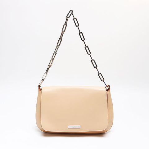 GUCCI Chain Shoulder Bag beige WS13385