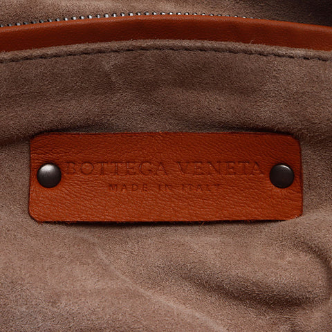 ボッテガヴェネタ BOTTEGAVENETA イントレチャート ホーボー ハンドバッグ ブラウン WS13386