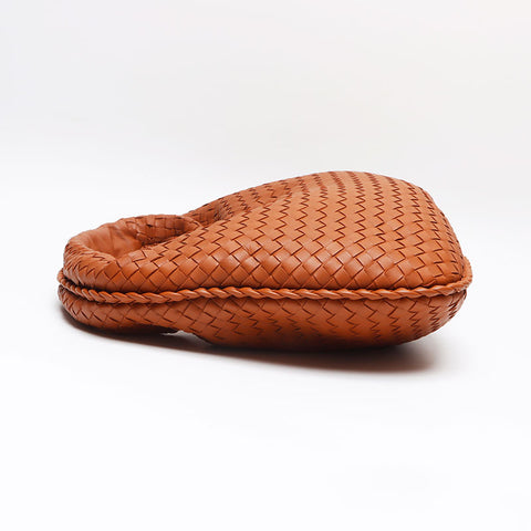 ボッテガヴェネタ BOTTEGAVENETA イントレチャート ホーボー ハンドバッグ ブラウン WS13386