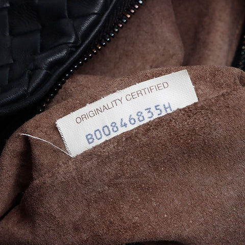 ボッテガヴェネタ BOTTEGAVENETA イントレチャート ハンドバッグ ブラック WS13387