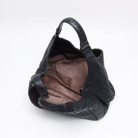 ボッテガヴェネタ BOTTEGAVENETA イントレチャート ハンドバッグ ブラック WS13387