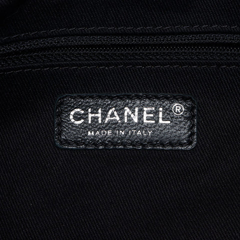 シャネル CHANEL キャビアスキン マトラッセ ココマーク 17番台 ショルダーバッグ ブラック WS13388