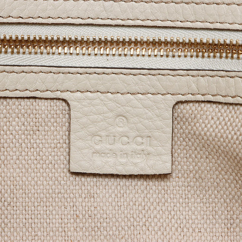 グッチ GUCCI ソーホー レザー トートバッグ ホワイト WS13393