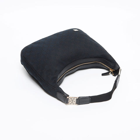 グッチ GUCCI GGキャンバス ワンショルダー 145757 ショルダーバッグ ブラック WS13394