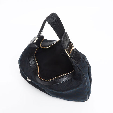 グッチ GUCCI GGキャンバス ワンショルダー 145757 ショルダーバッグ ブラック WS13394