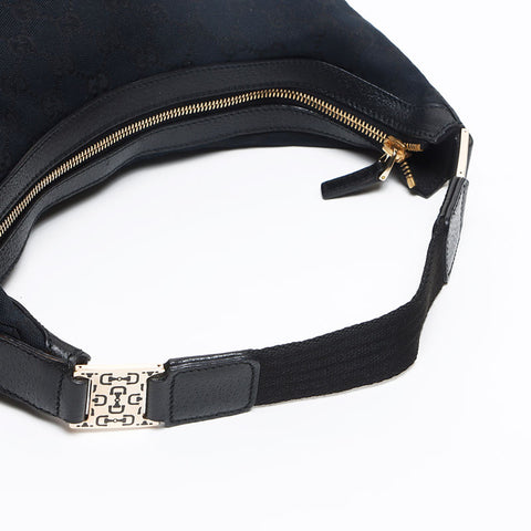 グッチ GUCCI GGキャンバス ワンショルダー 145757 ショルダーバッグ ブラック WS13394