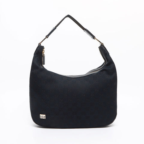 グッチ GUCCI GGキャンバス ワンショルダー 145757 ショルダーバッグ ブラック WS13394