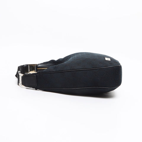 グッチ GUCCI GGキャンバス ワンショルダー 145757 ショルダーバッグ ブラック WS13394