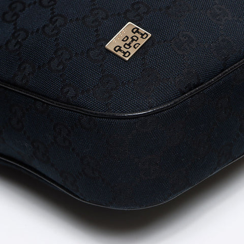 グッチ GUCCI GGキャンバス ワンショルダー 145757 ショルダーバッグ ブラック WS13394
