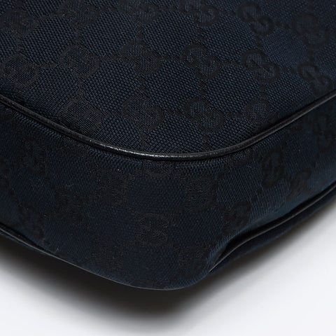 グッチ GUCCI GGキャンバス ワンショルダー 145757 ショルダーバッグ ブラック WS13394