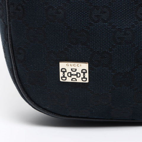 グッチ GUCCI GGキャンバス ワンショルダー 145757 ショルダーバッグ ブラック WS13394