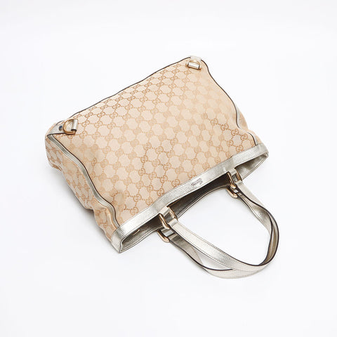 グッチ GUCCI GGキャンバス トートバッグ ベージュ WS13397