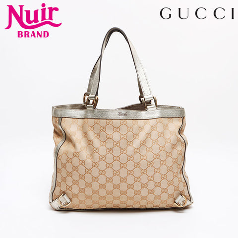 グッチ GUCCI GGキャンバス トートバッグ ベージュ WS13397