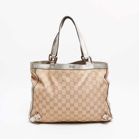 GUCCI GG canvas Tote Bag beige WS13397