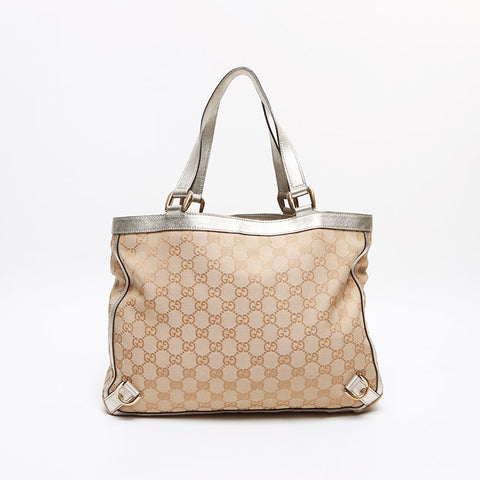 GUCCI GG canvas Tote Bag beige WS13397
