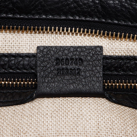 GUCCI leather Shoulder Bag black WS13398