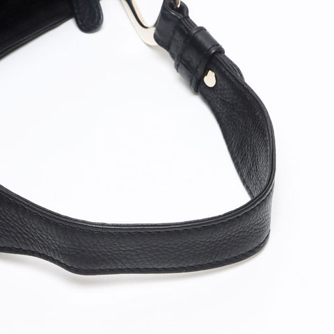 GUCCI leather Shoulder Bag black WS13398