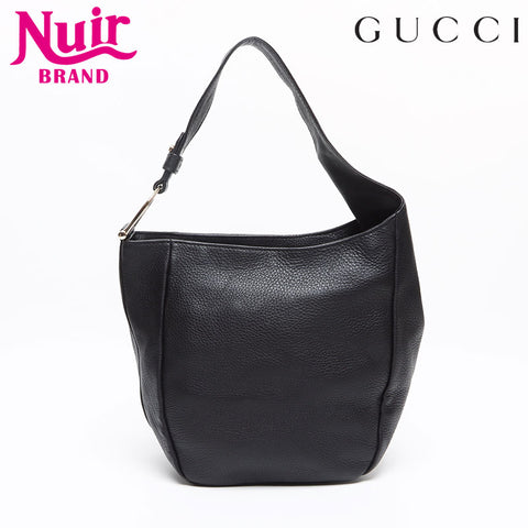 GUCCI leather Shoulder Bag black WS13398