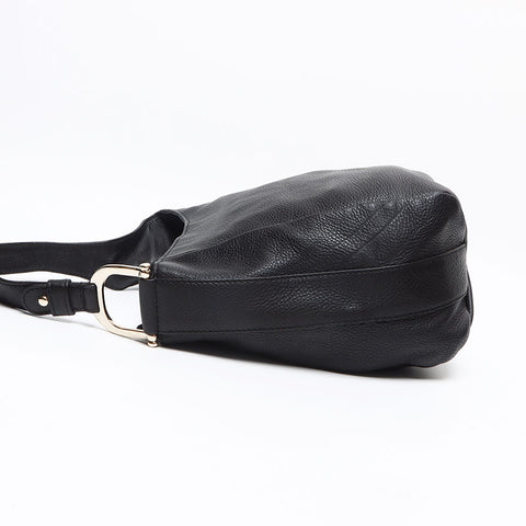 GUCCI leather Shoulder Bag black WS13398