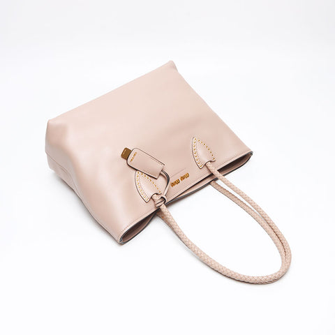 Miu Miu leather Tote Bag pink WS13399