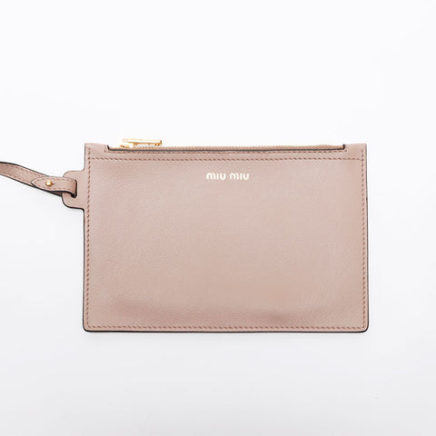 Miu Miu leather Tote Bag pink WS13399