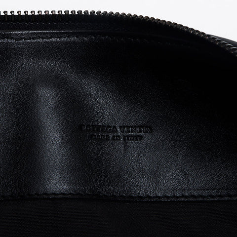 ボッテガヴェネタ BOTTEGAVENETA イントレチャート クラッチバッグ ブラック WS13403