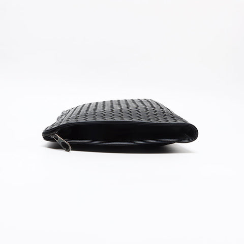 ボッテガヴェネタ BOTTEGAVENETA イントレチャート クラッチバッグ ブラック WS13403