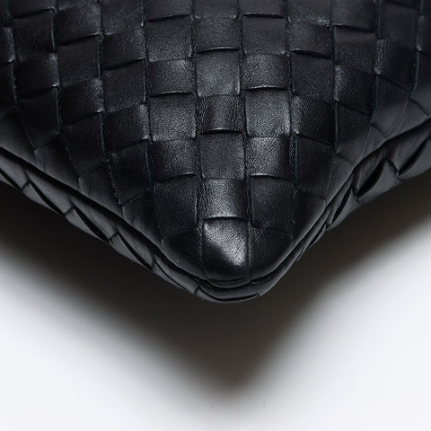 ボッテガヴェネタ BOTTEGAVENETA イントレチャート クラッチバッグ ブラック WS13403