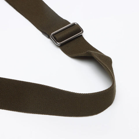 PRADA Studded Canapa M Canvas Tote Bag khaki WS13405