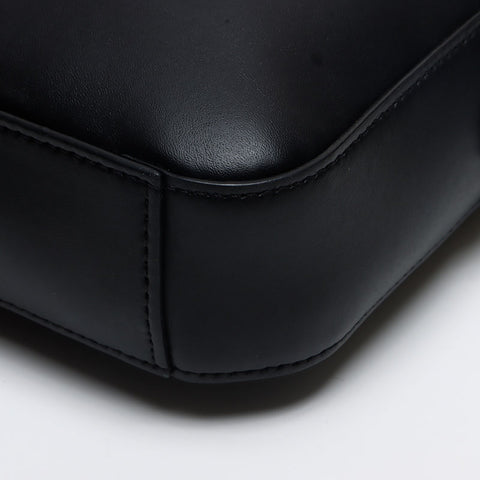FENDI Diagonal Camera Case Shoulder Bag black WS13407
