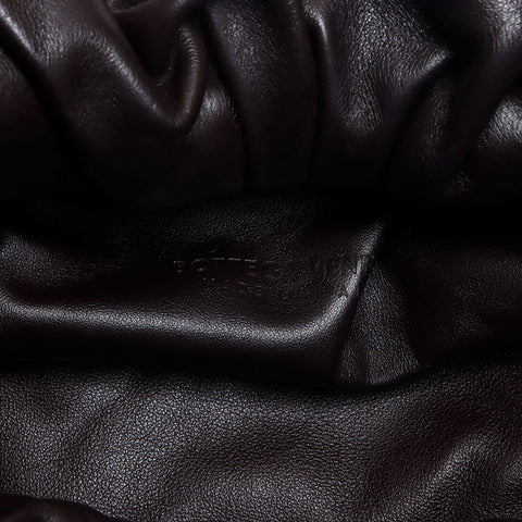 ボッテガヴェネタ BOTTEGAVENETA レザー ポーチ ホーボー ショルダーバッグ ブラウン WS13409