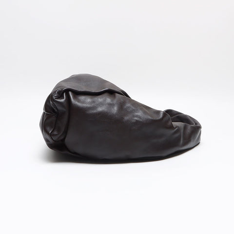 ボッテガヴェネタ BOTTEGAVENETA レザー ポーチ ホーボー ショルダーバッグ ブラウン WS13409