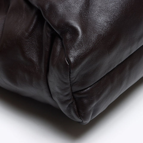 ボッテガヴェネタ BOTTEGAVENETA レザー ポーチ ホーボー ショルダーバッグ ブラウン WS13409