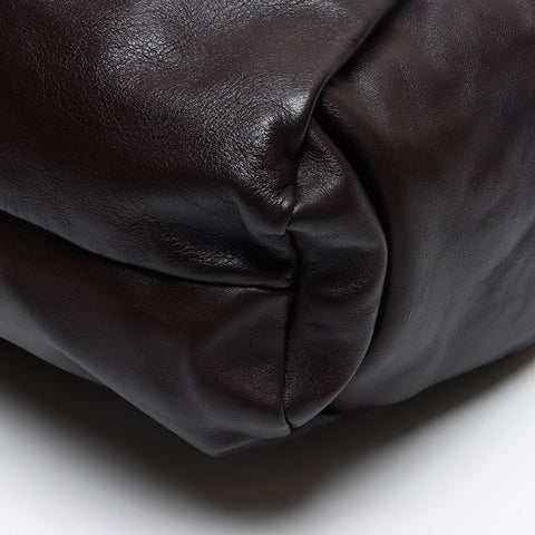 ボッテガヴェネタ BOTTEGAVENETA レザー ポーチ ホーボー ショルダーバッグ ブラウン WS13409