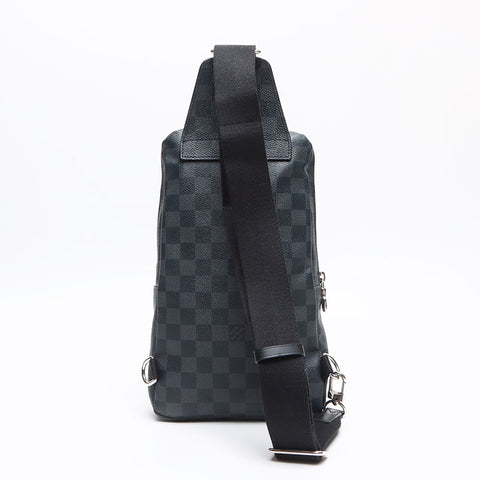 ルイ・ヴィトン LOUIS VUITTON 2017年 ダミエ グラフィット ステッカーズ アヴェニュー スリング ショルダーバッグ ブラック WS13410