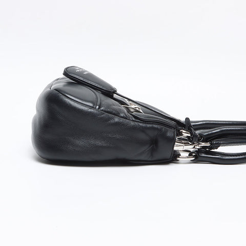 プラダ PRADA ムーン パデッドナッパレザー ショルダーバッグ ブラック WS13412