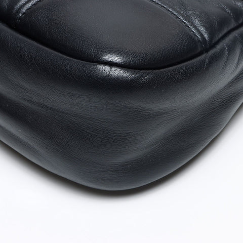 プラダ PRADA ムーン パデッドナッパレザー ショルダーバッグ ブラック WS13412