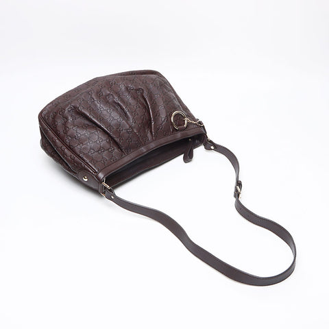 GUCCI Gucci Shima Sukie Shoulder Bag Brown WS13413