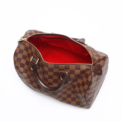 LOUIS VUITTON 2008 Damier Speedy 30 Boston bag Brown WS13415
