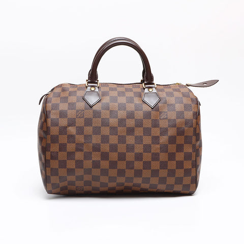 ルイ・ヴィトン LOUIS VUITTON 2008年製 ダミエ スピーディ30 ボストンバッグ ブラウン WS13415