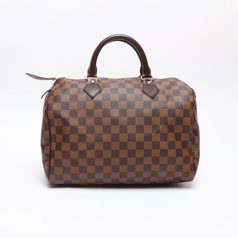 ルイ・ヴィトン LOUIS VUITTON 2008年製 ダミエ スピーディ30 ボストンバッグ ブラウン WS13415