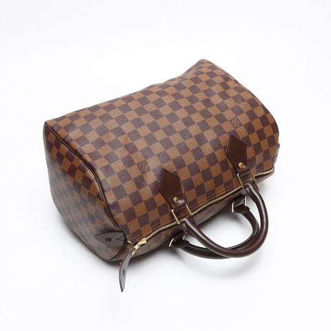 ルイ・ヴィトン LOUIS VUITTON 2008年製 ダミエ スピーディ30 ボストンバッグ ブラウン WS13415