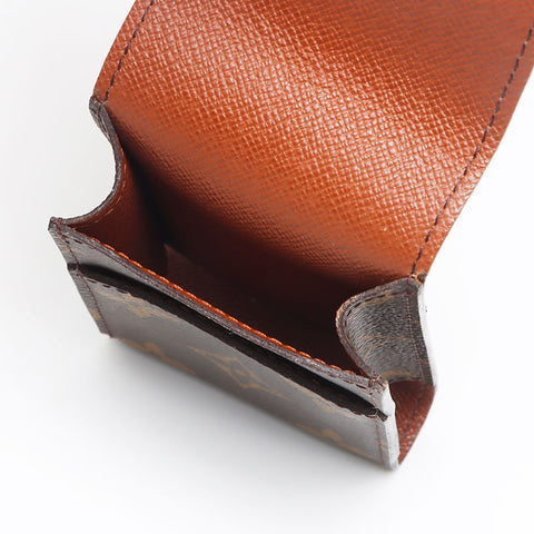 ルイ・ヴィトン LOUIS VUITTON 2003年製 エテュイ シガレットケース モノグラム ポーチ ブラウン WS13418