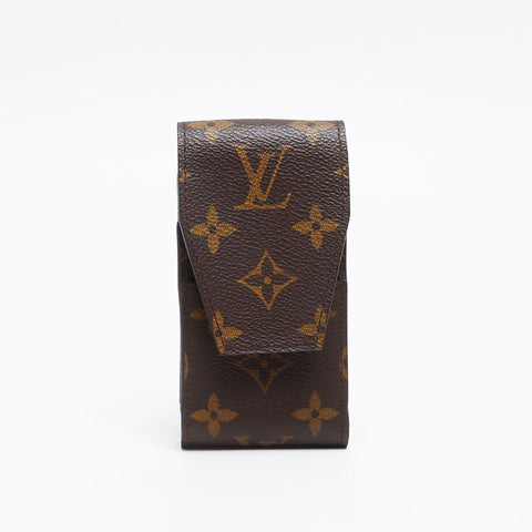 ルイ・ヴィトン LOUIS VUITTON 2003年製 エテュイ シガレットケース モノグラム ポーチ ブラウン WS13418