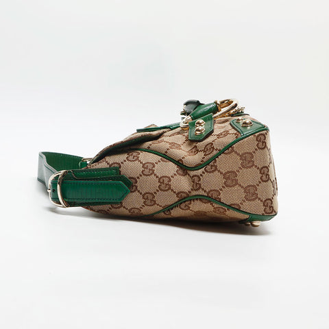 グッチ GUCCI GGキャンバス ホースビット ショルダーバッグ ベージュ WS13423