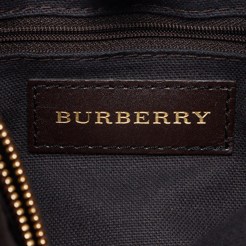バーバリー BURBERRY ノバチェック 2way PVC ショルダーバッグ ベージュ WS13428