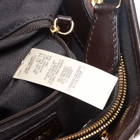 バーバリー BURBERRY ノバチェック 2way PVC ショルダーバッグ ベージュ WS13428
